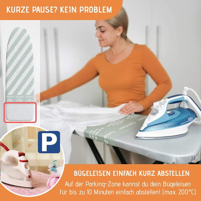 Чохол для прасувальної дошки універсальний | Підходить для станцій прасування Dapfbügeleisen | Розмір до 120x40 см