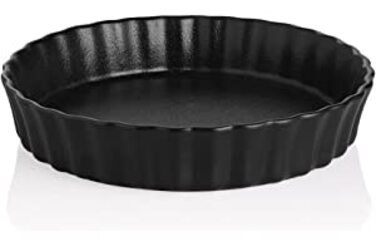 Керамічна форма для випічки SWEEJAR, 24 см, кругла чаша для торта з хвилястою бахромою, тарілка для торта з антипригарним покриттям для гарбуза