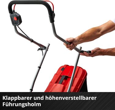 Акумуляторний газонокосарка Einhell GE-CM 18/33 Li Kit Power X-Change (18 В, 33 см, безщітковий двигун, 30 л, 25-65 мм)