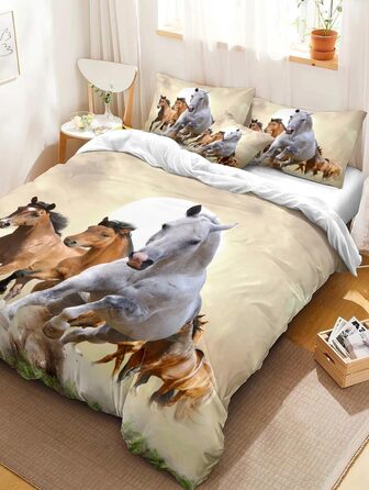 Сіра постільна білизна 180x200 см Геометричний дизайн, двостороння постільна білизна з м'якої мікрофібри, гіпоалергенна, 3-х частинна комплектація: простирадло на резинці, ковдра та 2 наволочки 80x80 см