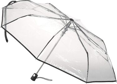 Парасолька Carlo Milano прозора комплект з 2-х автоматичних кишенькових парасольок з прозорим дахом, Ø 100 см (жіночий парасольку)
