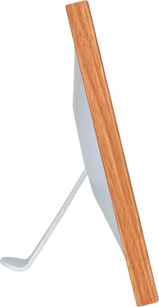 Цифровий фоторамка TFA Dostmann 10 дюймів з Wi-Fi, FRAMEO App, сенсорний екран, підтримка USB/Micro SD, дерев'яний корпус (MDF), коричневий