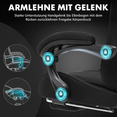 Ігрове крісло GTPLAYER з підніжкою, підголовником та масажем спини, біле (чорне, тканина)