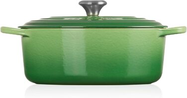 Le Creuset Signature Чавунний Бражун з кришкою, овальний, 29 см, 7.5 л, для всіх плит, включаючи індукцію, колір: Офенрот