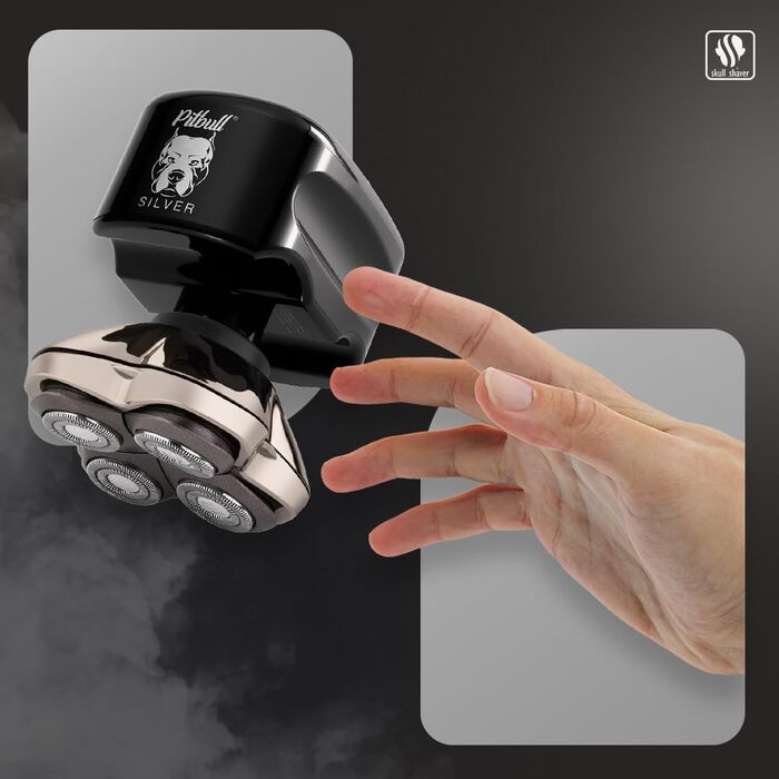 Електробритва Skull Shaver Pitbull Silver PRO SX5 для голови та обличчя