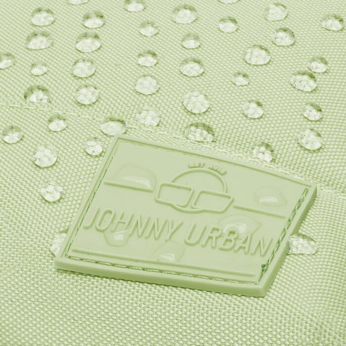 Рюкзак Johnny Urban Women - Mia - Тонка сумка з відділенням для ноутбука - виготовлена з переробленого ПЕТ - 7 л - Водовідштовхувальний - Чорний (Лайм)