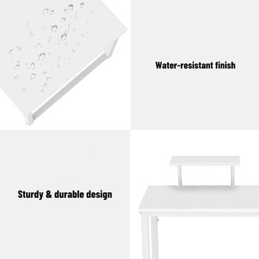 Комп'ютерний стіл SDHYL 100 см: сучасний, з полицями, для дому та офісу