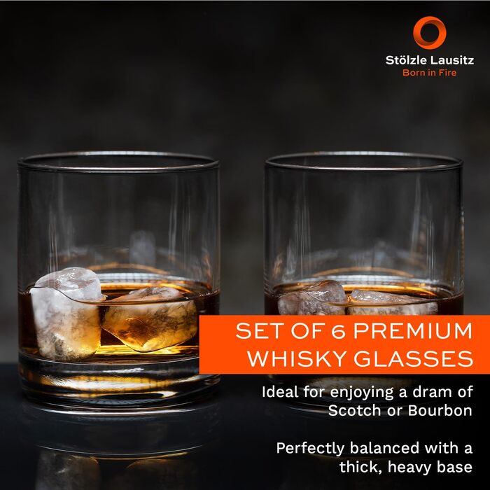Набір склянок Longdrink Stölzle Lausitz New York Bar (6 шт, 320 мл) – склянки для коктейлів, води та соків. Склянка Campari, кришталеве скло, міцні та безпечні.
