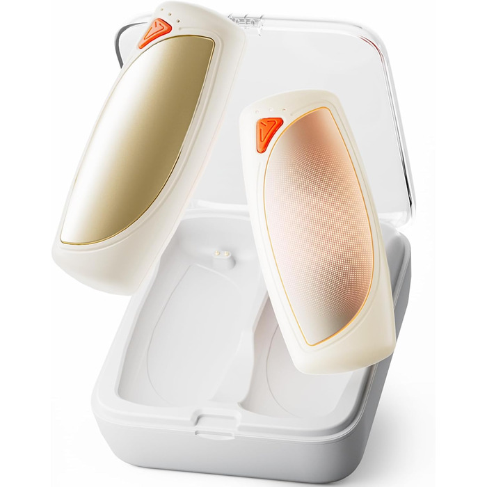 Електричні грілки для рук COTOP, 2 шт. з зарядним кейсом, 14000 mAh, 3 режими нагріву до 56°C, для катання на лижах, кемпінгу, подарунок