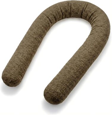 Подушка для сну Totsy Baby (подушка-змійка) для вагітних та дітей, бавовна, Oeko-Tex, коричнева, 200 см