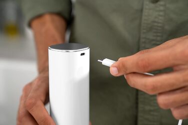 Електричні млини для солі та перцю ZWILLING Enfinigy, керамічний механізм, LED підсвічування, зарядка через USB, чорно-білий набір