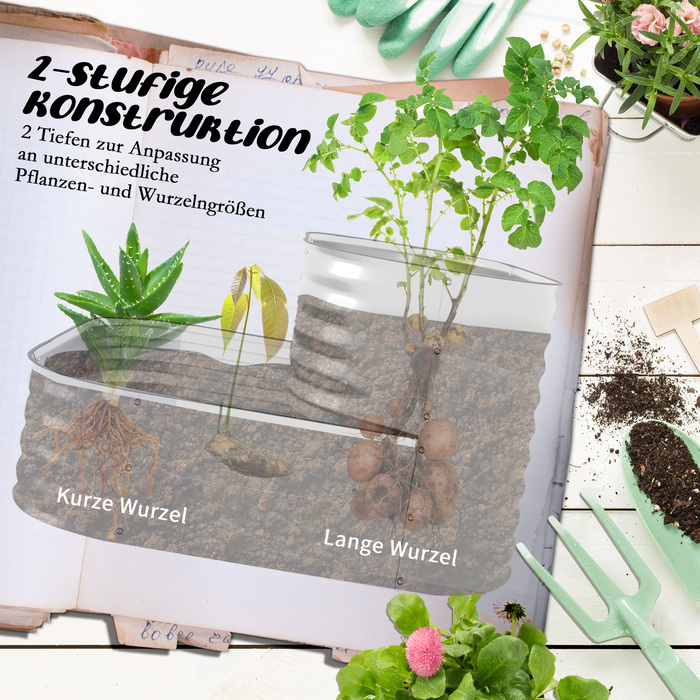 Полиця для рослин Outsunny Flower Shelf Садовий балкон 118x45x30см виготовлений з металу в сріблястому кольорі, міцний і стильний для ваших рослин