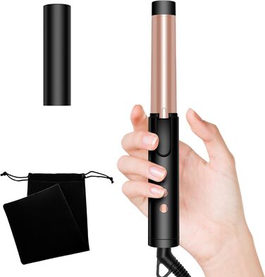 В 1 Airstyler з 6 насадками для випрямлення, сушіння, об'єму, локонів (Black), 6