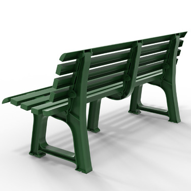 Лавка садова Orchidea Green 145x49x74см