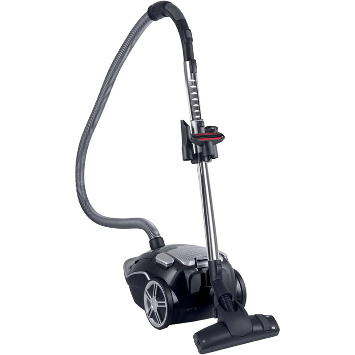 Пилголомник Fakir Black Vac Power: міцний, з мішком, HEPA фільтр H14, 800W, 12м радіус дії, 3л мішок, тиха робота 69dB(A)