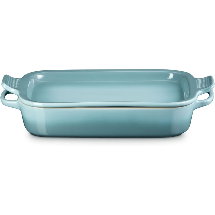 Форма для запікання Le Creuset прямокутна зі stoneware кришкою, 3 л, вишнево-червоний (Meersalz)