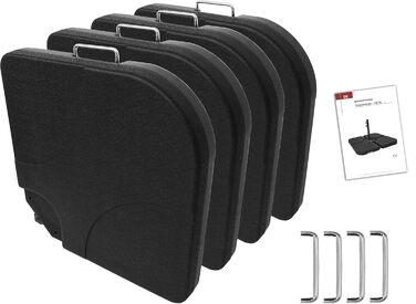 Підставка для парасольки від сонця заповнювана (до 130 кг), основа-вага для консольної парасольки