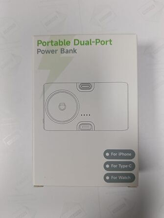 Портативний PowerBank ZIMAOER 4500 мАг, швидка зарядка 12 Вт, Lightning Type-C, для iPhone/Samsung/iPad (білий)