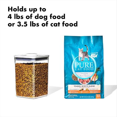 Контейнер OXO Good Grips Pet POP 4.2 л з лопаткою | Для корму собак та котів | Герметичний, BPA-free