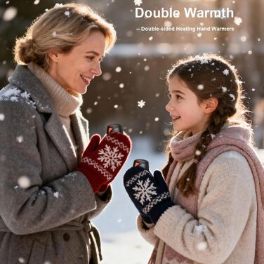 Електричні грілки для рук COTOP, набір 2 шт. з зарядним кейсом 14000 mAh, 3 режими нагріву до 56°C, для катання на лижах, кемпінгу, чорного кольору