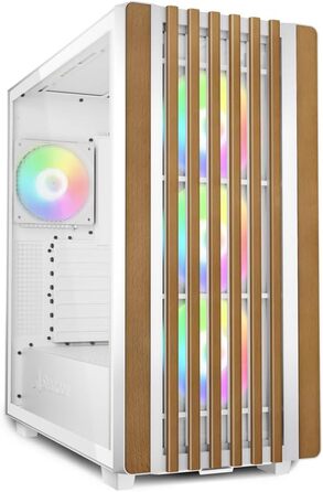 Корпус для ПК Sharkoon Rebel C70G RGB, білий, ATX, зі склом та підсвіткою
