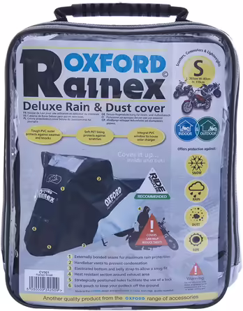 Дощовий чохол Oxford CV504 Rainex Deluxe, універсальний, чорний, розмір XL