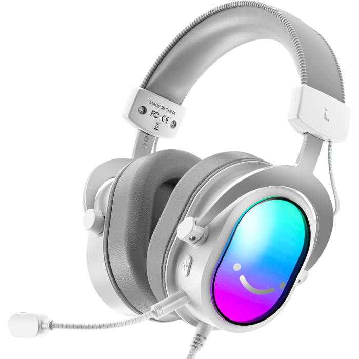 Навушники Fifine H16 7.1 White RGB