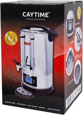 Цифровий чайник-самовар Teemaschine D6 з подвійними стінками, 6 літрів