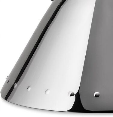 Чайник Alessi Rex Tea 9093REX - нержавіюча сталь 18/10, полірована, з чорною ручкою та мідним свистком у формі доісторичної рептилії