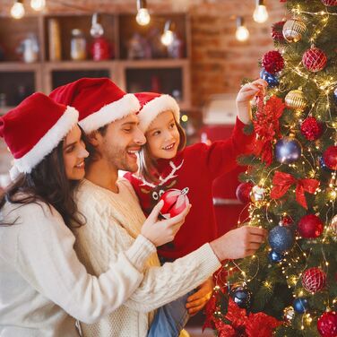 Набір новорічних кулічок Relaxdays (72 шт.)