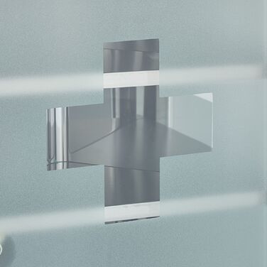 Шафка для медикаментів Relaxdays зі скляними дверцятами