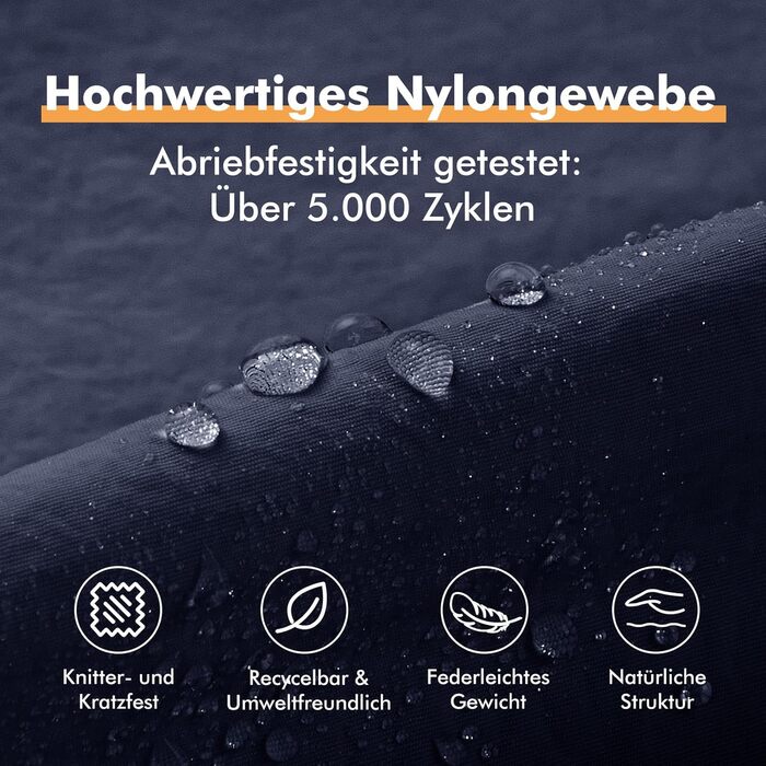 Набір компресійних органайзерів для одягу в дорогу (5 шт), нейлонові дорожні сумки-кубики для валізи та рюкзака, темно-синій