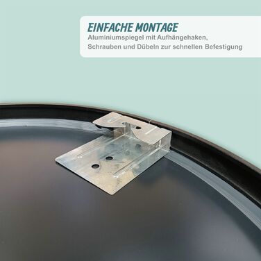 Дзеркало Relaxdays кругле