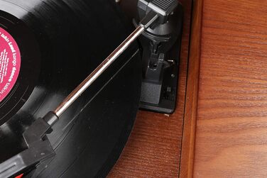 Ретро музичний центр Nostalgie з Bluetooth, касетною декою, CD/MP3/USB програвачем, радіо, програвачем вінілових платівок, AUX IN, записом MP3 та пультом