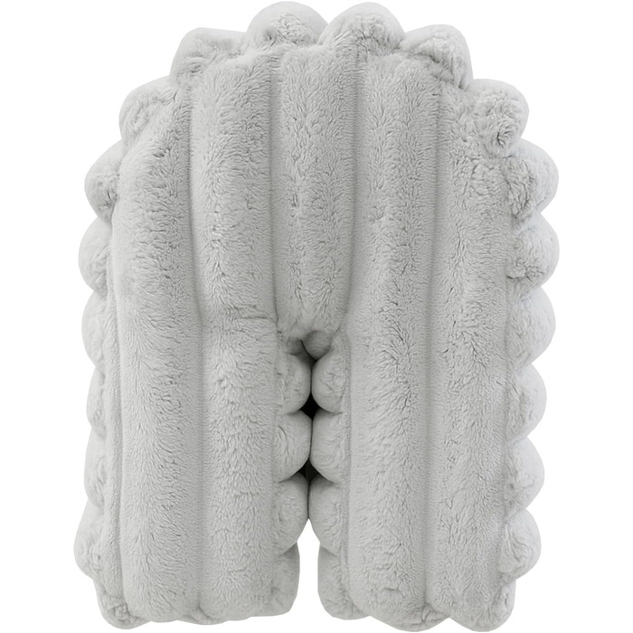 Захист для ліжечка дитячого Bettkantenschutz 90 см, світло-сірий з кордом - бортик-подушка від випадання