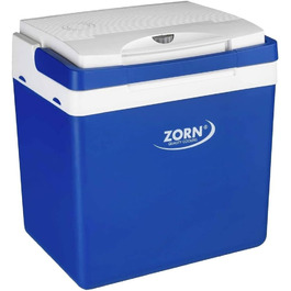 Охолоджувач ZORN Z26 12/230V EEK E (A - G) Термоелектричний 12 В, 230 В Синій білий 25л Охолоджує до 1