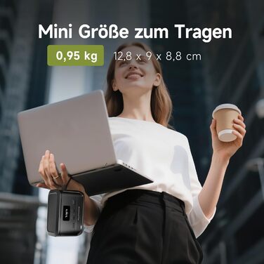 Портативна зарядна станція ALLPOWERS P100, ємність 99,2 Wh, номінальна потужність 100 W