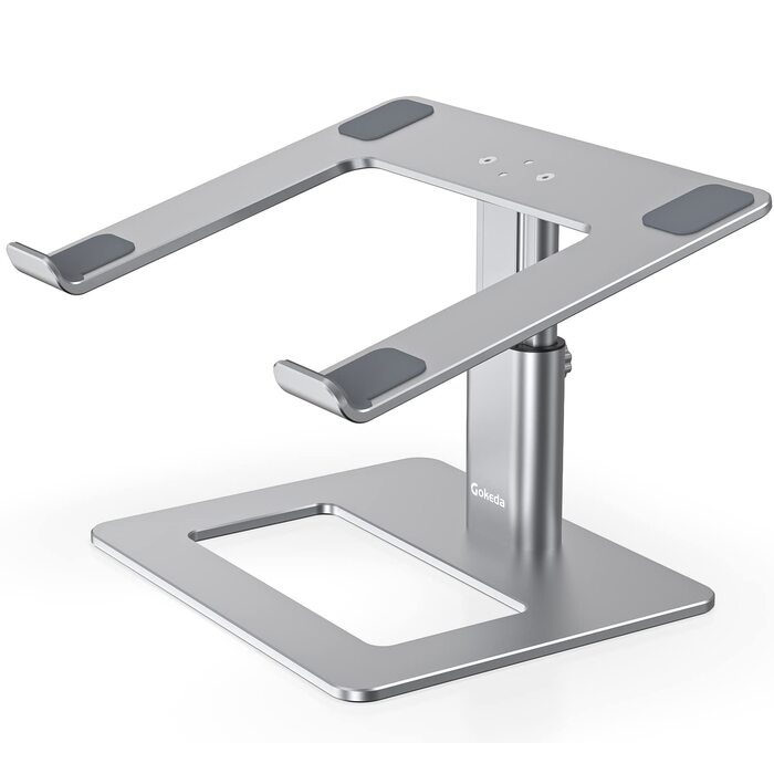 Підставка для ноутбука GOKEDA: ергономічна, регульована, з алюмінію, 11-17 дюймів