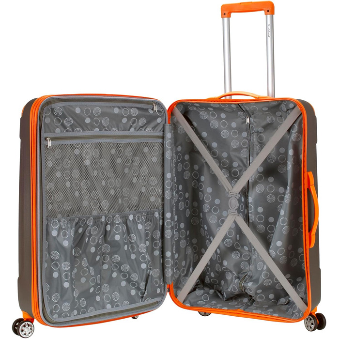 Тролей Rockland London з жорстким корпусом, білий (28 дюймів)