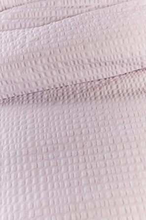 Комплект постільної білизни Beddinghouse Seersucker Колір хвилі Фіолетовий Розмір 135x20080x80 см Бавовняна блискавка