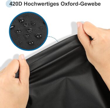 Чохол для гамака, 420D Oxford, водонепроникний, з блискавкою та шнурком, 190x115 см