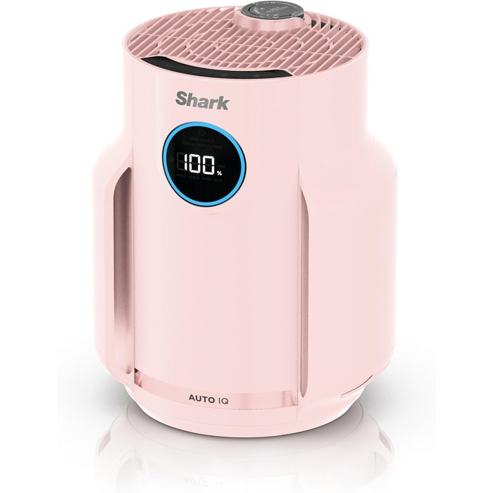 Повітряний фільтр Shark NeverChange HP150EU: для кімнат до 60 м², HEPA-фільтр на 5 років, уловлює 99,97% алергенів, авто-режим, тиха робота, LED-дисплей, білий