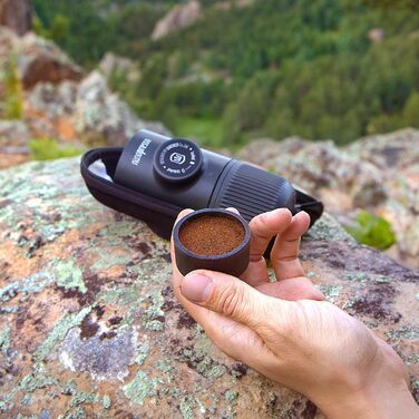 WACACO Nanopresso: портативна кавомашина для еспресо, чорна, 80 мл