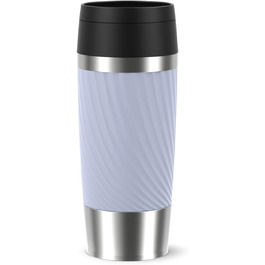 Термокружка Emsa Travel Mug Classic Twist 0.36 л, лавандова, з кришкою Quick-Press, для гарячих та холодних напоїв