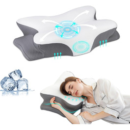 Ортопедична подушка HBYGE з Memory Foam для сну на боці, ергономічна подушка для шиї