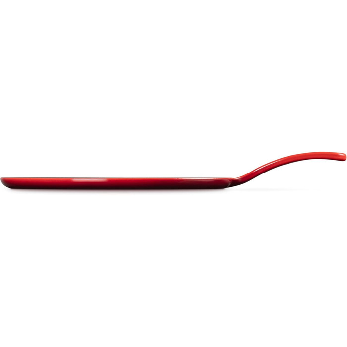 Сковорода для крепів Le Creuset з дерев'яним шкребком, чавун, Ø 27 см, для всіх типів плит (включаючи індукцію), Червоний (Cerise), 20136270600460