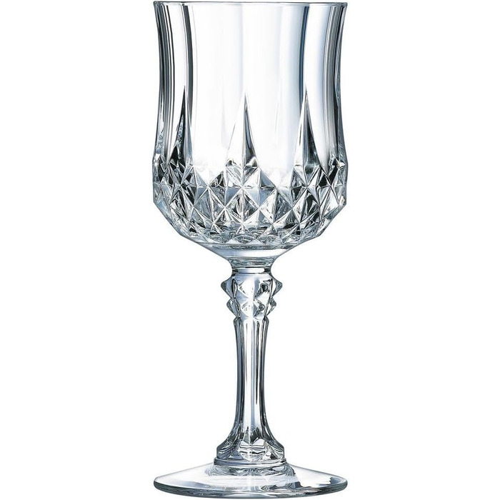 Келихи для коньяку Cristal d'Arques Paris Longchamp, 320 мл, 6 шт. - з Kwarx, посилена упаковка, блиск, прозорість та висока стійкість