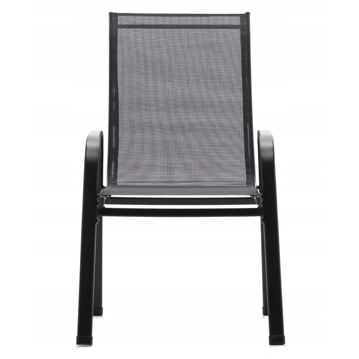 Комплект садових меблів GardenLine, метал, чорний, 5 предметів