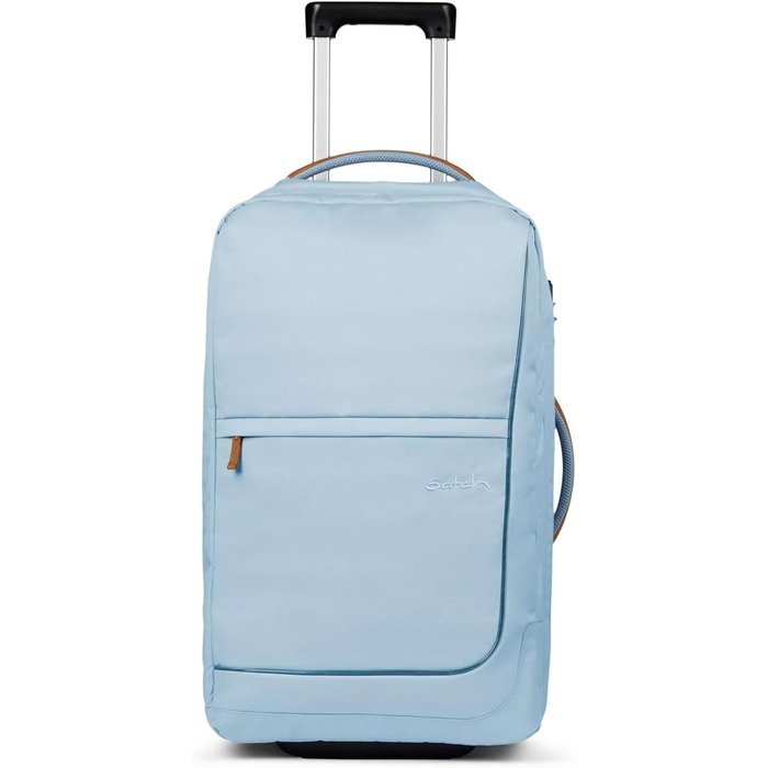Валіза ручна поклажа 35 л 54x32x23 см або валіза велика 55 л 65x37x29 см, в т.ч. мішок для прання, багаж (Pure Ice Blue - Light Blue, M)