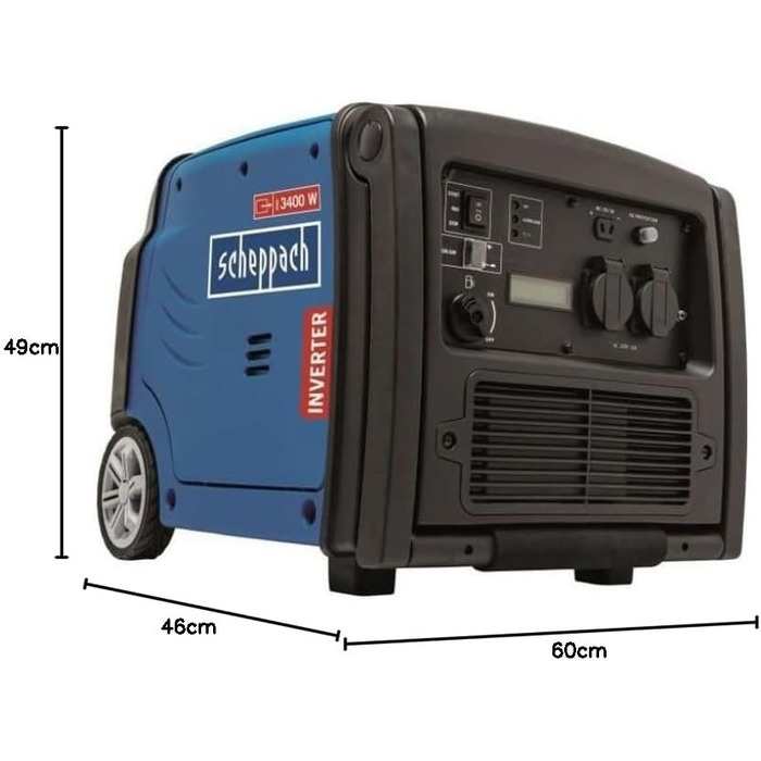 Генератор інверторний бензиновий Scheppach SG3400i - 2000W, 230V, USB, 64dB